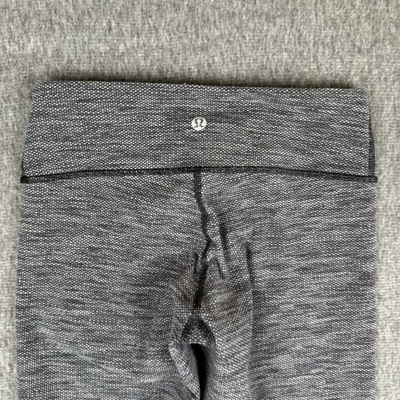 Lululemon Wunder Under Leggings Women’s 4 Gray Full Length Stretch Athleisure - Picture 5 of 9
